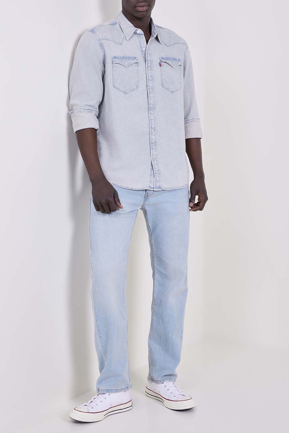 חולצה מכופתרת ג'ינס